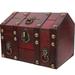 Vintage Wooden Box Decorative Wooden Storage Box Treasure Jewelry Chest Keepsake Box Chest Case