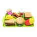 TIERPOP For Girl Kid Toddlers Pretend Play Miniature Snack Burger Educational Toys