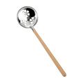 Clearance! Zainafacai Kitchen Essentials Wooden Handle Hot Pot Spoon 304 Stainless Steel Soup Spoon Anti Hot Handle Colander Plastic Spoons Silver