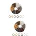 2pcs Diameter 4mm Jump Rings Earring Bracelet Necklace Open Rings for DIY Crafting Jewelry Making (Assorted Colors)