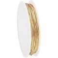 18K Gold Plated Copper Wire 20 Gauge Jewelry Wire 0.8mm Craft Wire Golden Beading Wire Tarnish Resistant Wire