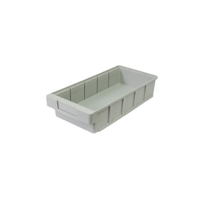 PROREGAL Mega Deal 8x Regalkasten Classic | Grau | HxBxT 8,3x19x40cm | Polypropylen | Sichtlagerkasten, Sortimentskasten, Sortimentsbox, Kleinteilebox Image