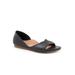 Women's Cypress Flat Sandal by SoftWalk in Black (Size 6 M)