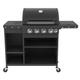 Callow Mini Gas 4 Burner BBQ w/ Cover and Gas Regulator