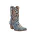 Women's Ya'Ll Need Dolly Mid Calf Boot by Dan Post in Blue (Size 7 M)