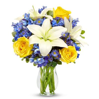 Mother's Day Blue Skies & Sunshine Bouquet