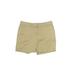 Lands' End Khaki Shorts: Tan Solid Bottoms - Women's Size 12