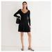 J. Crew Dresses | J Crew Ruffle-Hem Sweater-Dress Size M | Color: Black | Size: M