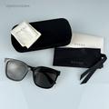 Gucci Accessories | Gucci Gg1346sk 001 Sunglasses Black Grey Square Unisex Sunglasses Gg 1346sk | Color: Black/Gray | Size: 56x19x145