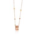 Gucci Jewelry | Gucci Sapphire Icon Stardust Pink Sapphire Necklace In 18k Rose Gold | Color: Gold/Pink | Size: 16