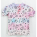 Disney Shirts & Tops | Disney Pink Frozen Ii Cotton Short Sleeve Anna Elsa Tie Dye Short Sleeve Top | Color: Blue/Pink | Size: Sg