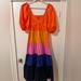 Anthropologie Dresses | Anthropologie Farm Rio Rainbow Dress | Color: Blue/Red | Size: S