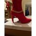 Jessica Simpson Shoes | Jessica Simpson Red Ankle Boots For Women Size 8.5 | Color: Red | Size: 8.5