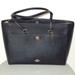 Coach Bags | Coach Cross Grain Leather Large Folio Tote Travel Business Luggage Bag Black Nwt | Color: Black | Size: Os