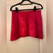 Zara Skirts | Hot Pink Wavy Hem Mini Skirt. Size L. Silky Fabric | Color: Pink | Size: L