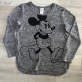 Disney Shirts & Tops | Disney Juniors Xl (15/17) Mickey Mouse Long Sleeve Grey Shirt | Color: Gray | Size: Xlg