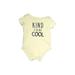 First Impressions Short Sleeve Onesie: Yellow Bottoms - Size 3-6 Month