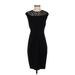 Cynthia Steffe Cocktail Dress - Sheath: Black Dresses - Women's Size 4