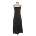 Zara Casual Dress - Midi Square Sleeveless: Black Solid Dresses - Women's Size X-Small