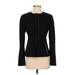 Tahari Blazer Jacket: Short Black Print Jackets & Outerwear - Women's Size 4