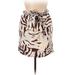 Banana Republic Casual Skirt: Brown Zebra Print Bottoms - Women's Size 14