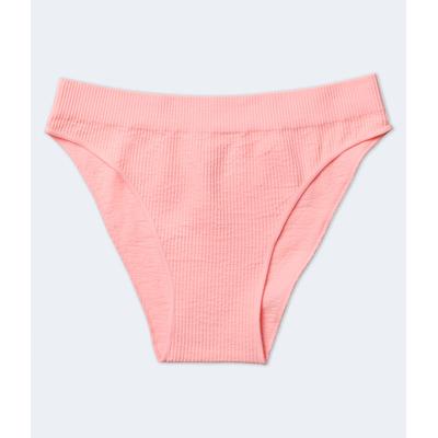 Aeropostale Womens' HIGH CUT SL BIKINI - Pink - Si...