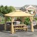 Arlmont & Co. Sidh 10 Ft. W x 10 Ft. D Metal Patio Gazebo | Wayfair 751A3DBE42B347ACB049CBFAE4F94EA9