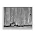 Stupell Industries Az-208-Framed Rustic Cat Peeking Canvas in Gray | 16 H x 20 W x 1.5 D in | Wayfair az-208_gff_16x20