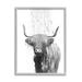 Stupell Industries Az-239-Framed Cattle Bathroom Splash Print Canvas in Gray | 14 H x 11 W x 1.5 D in | Wayfair az-239_gff_11x14