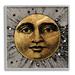 Stupell Industries Az-287-Framed Detailed Moon Face by Lil' Rue Print Canvas in Black/Yellow | 12 H x 12 W x 1.5 D in | Wayfair az-287_gff_12x12