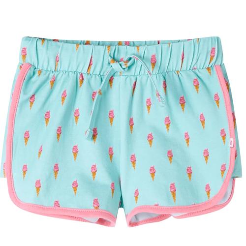 vidaXL Kindershorts mit Kordelzug Eiscreme-Muster Helles Minzgrün 104