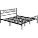 Yaheetech Metal Bed Frame Mattress Foundation with Headboard and Footboard