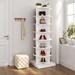 7-Tier 360° Rotating shoe rack, Shoe Rack Tower holds up to 35 pairs of shoes,Revolving Free Standing Storage Organizer