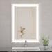 Ivy Bronx Kaelia LED Lighted Bathroom Vanity Mirror Memory Function Anti-fog Wall Mirror | 28 H x 20 W x 1 D in | Wayfair