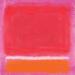 Wrought Studio™ Rothko Inspired - Single Picture Frame Painting Paper in Pink/Red | 12 H x 12 W x 1.25 D in | Wayfair