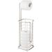 Mercer41 Metal Freestanding Paper Towel Holder Metal in White | Wayfair 740961FCDA26441D8B575C3A96914B78