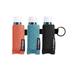 WK IEASON Lip Balm Sleeves Holder Keychain 3pcs Clip on Chapstick Lipstick Sleeves Keychain Holder Pouch Tight-Knit Elastic Lipstick Sleeves Key Ring(Black/Jade/Orange)