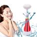 Kuluzego Facial Cleansing Brush Face Scrubber: Electric Exfoliating Spin Cleanser Device Waterproof Deep Cleaning Exfoliation Rotating Spa Machine - Electronic Skin Care Wash Spinning System