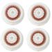 4 Pcs Replacement Brush Heads for Mia 1 Mia 2 Facial Ultrasonic Cleansing Brush Face Massager Cleaner Deep Wash Pore Care Brush Head