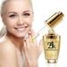 30ml/1floz 24k Gold Collagen Infused Anti-Aging Serum Hyaluronic Acid & Vitamin C for Dark Spots & Fine Lines Hydrating Facial Serum for Anti Aging Gold