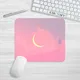Gaming Mauspad Cartoon rosa Mond kleine Mauspad rutsch feste Schreibtisch matte Tastatur matte