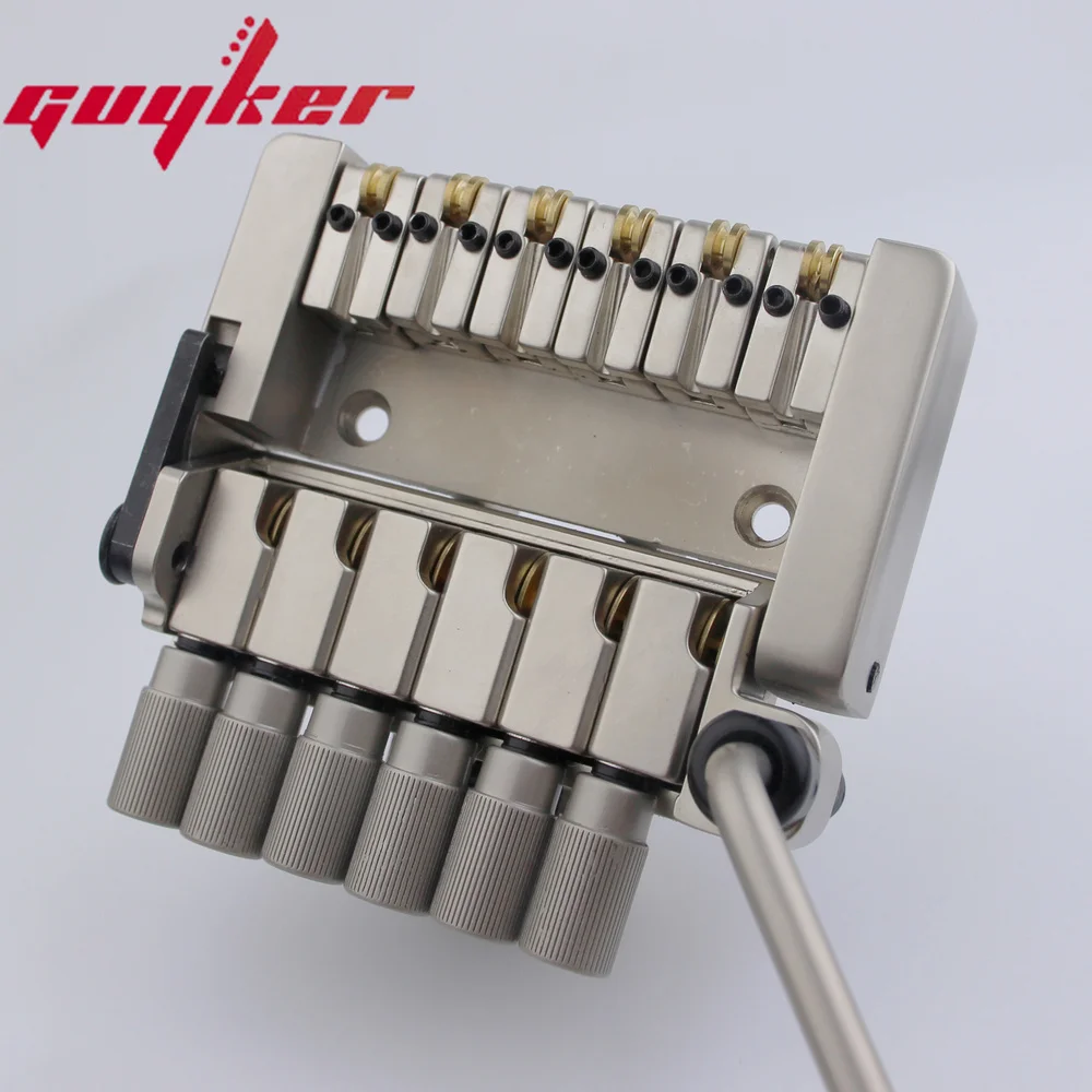 6 String Roller Sattel Tremolo Brücke Nickel Saitenhalter für Headless Gitarre Ersatz Image