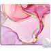 IMAYONDIA Mouse Pad Pink Marble Mouse Pad Mouse Mat Square Waterproof Mouse Pad Non-Slip Rubber Base MousePads for Computer Laptop