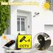 Taylongift Valentine s Day Fake Surveillance Security CCTV Camera Indoor Outdoor 1 Flashing LED Black St. Patrick s Day