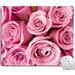 IMAYONDIA Mouse Pad Pink Rose Mouse Pad Mouse Mat Square Waterproof Mouse Pad Non-Slip Rubber Base MousePads for Computer Laptop