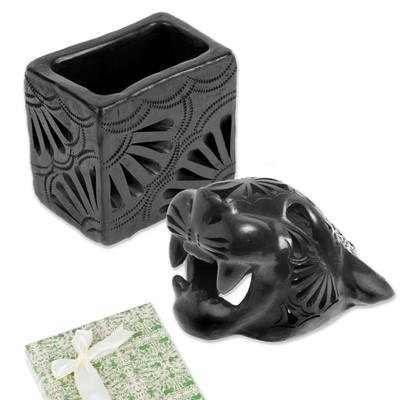 Barro Negro Reign,'Handcrafted Traditional Barro Negro Pottery Curated Gift Set'