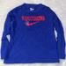 Nike Shirts & Tops | Nike Size 6, Longsleeve Blue With Red Football And Nike Symbol | Color: Blue/Red | Size: 6b