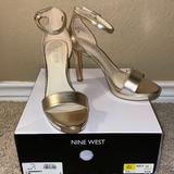 Nine West Shoes | Nine West Emmeri Women’s Dress Sandals | Color: Gold | Size: 7