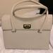 Kate Spade Bags | Authentic Kate Spade Professional Shoulder Work Bag Real Leather Host Pick! | Color: Cream | Size: 13.5” X 12” Approx