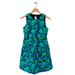 J. Crew Dresses | J. Crew Green & Blue Jacquard Vineyard Fit & Flare Dress Size 0 | Color: Blue/Green | Size: 0